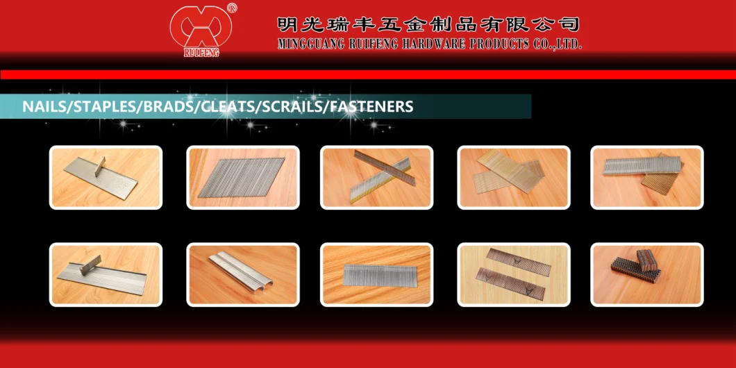 Good Quality Nails in China Wholesale Supplier Stock Lot P Series Staple Collated Nails in Anhui.