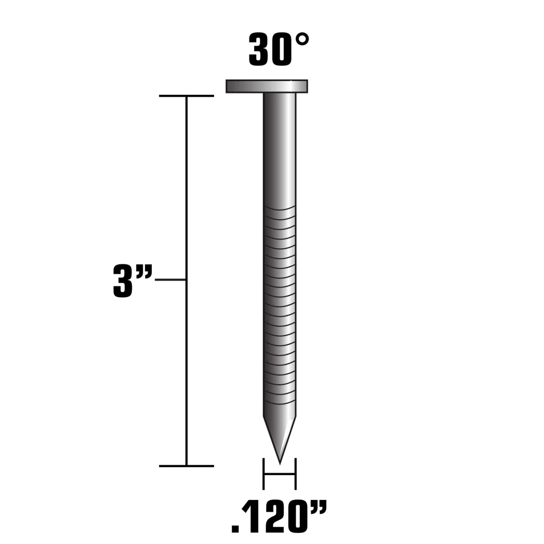 High Quality for Framing 21 Degree Full Round Smooth Shank Ring Plastic Strip Nails