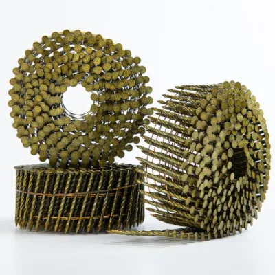 Chiodo per coil con gambo ad anello per pallet sfusi/Chiodo per coil verniciato (produzione)